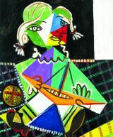 Kunsthändlerin Angela Rosengart war mit Picasso befreundet. Sein Bild "Kleines Mädchen mit Spielzeugschiff" (1938) ist in der Sammlung zu sehen. Foto: Stiftung Rosengart