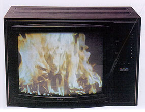 Jan Dibbets: TV as a Fireplace, 1969