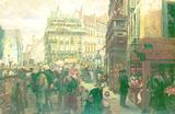 Illustration
- Adolph Menzels „Pariser Wochentag“ aus dem Jahr 1869.  Foto: Gemäldegalerie, museum kunst palast, Düsseldorf 
