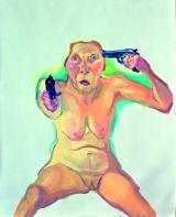 Maria Lassnig bleibt unangepasst: "Du oder ich". Foto: Lassnig