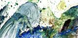 Zugleich Landschaft und gegenstandslos-abstrakte Malerei: Max Weilers "Wie eine Landschaft, die grauen Berge" aus dem Jahr 1965, derzeit zu sehen im Essl Museum Klosterneuburg. Foto: Yvonne Weiler