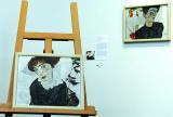 Bald 
wieder vereint: Das "Bildnis Wally" (hier ein Faksimile) und 
Schieles "Selbstbildnis mit Lampionsblumen" im Leopold Museum.
 Foto: apa