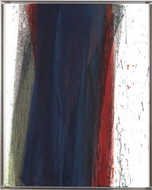 Artikelbild: Beide machte ihre aggressive Kunst berühmt: Arnulf Rainer, der 
sogenannte "Übermaler" (Ohne Titel, 2007) ... - Foto: Zahornicky/Littkemann