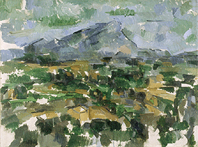Montagne Sainte-Victoire, um 1904/06 (Zum Vergrern anklicken)