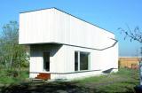 Adolf 
Krischanitz baute für Gerfried Sperl ein Atelierhaus mit einer 
Grundfläche von 5,5 mal 22 Meter. Foto: Hans Haider