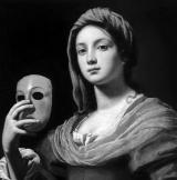 Faszination Maske: Die Ausstellung im Völkerkundemuseum wirft einen Blick auf deren historische Bedeutung, "Frau mit Maske" von Lorenzo Lippi. Foto: Angers, M. d. Beaux-Arts