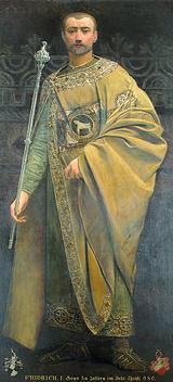 Illustration
- Ist das ein echter Gustav Klimt? – Ja, nämlich sein Porträt Friedrich I. von Zollern (1885).  Foto: Klimtarchiv 